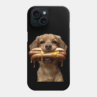 Dog and Hot dog 7104 Phone Case