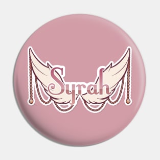 Syrah Logo (VTuber) Pin