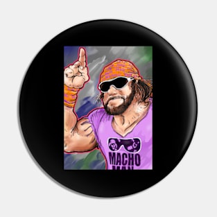 Macho Man Savage Strength Pin