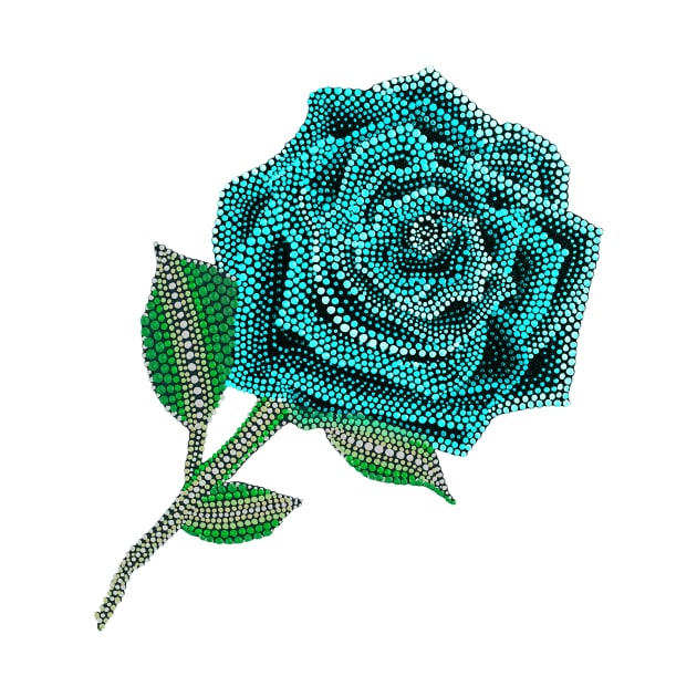 Rose - Aqua by Amy Diener