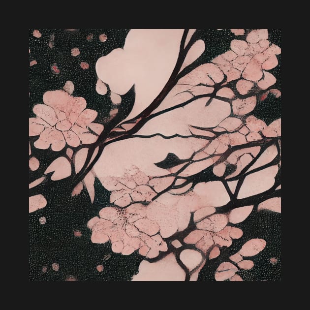 Japanese Chiogami Cherry Blossom Pattern by kansaikate