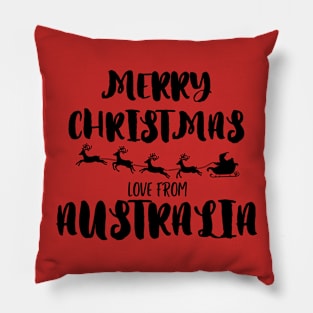 Merry Christmas, love from Australia Pillow