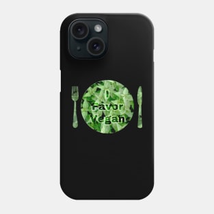 I Support Vegan Phone Case