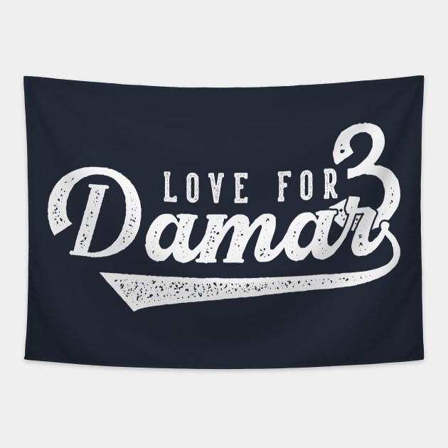 Love For Damar v9 Tapestry by Emma