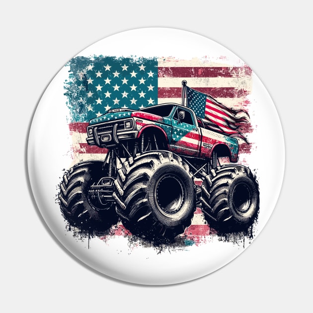 Monster Truck Pin by Vehicles-Art