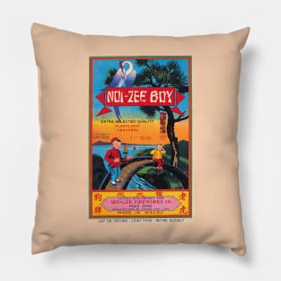 VINTAGE FIRECRACKER noi zee boy Pillow