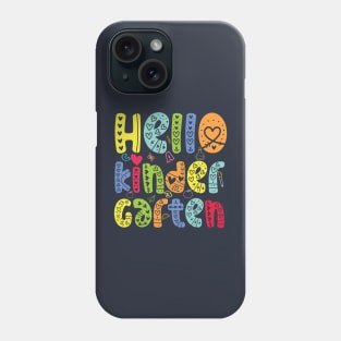 Hello kindergarten Team Back To School Teacher Kid Phone Case