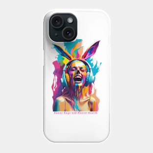 Girl and Vivid Colour Phone Case