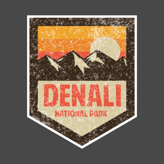 Denali National Park Retro Sticker by roamfree