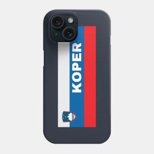 Koper City in Slovenian Flag Phone Case