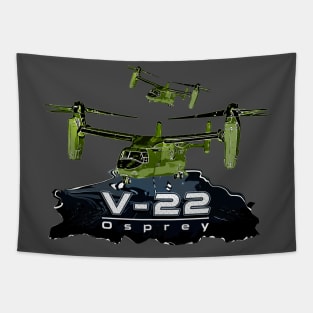 V-22 Osprey Hybrid Aircraft Tapestry