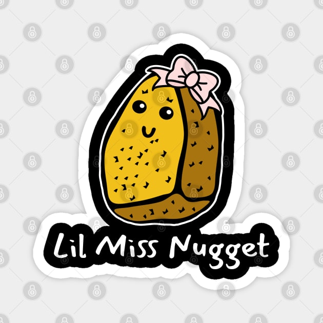 Lil Miss Nugget Magnet by LunaMay