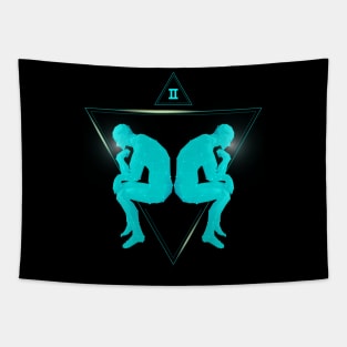 Gemini illustration Tapestry