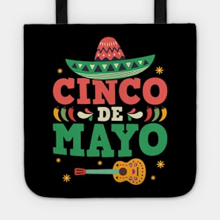 Cinco De Mayo Mexican Hat Sombrero Guitar Tote