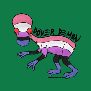 Dover Demon Genderfluid Flag T-Shirt