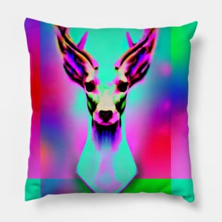 psychedelic Stag / Buck Pillow