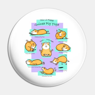 Guinea Pig Yoga 2 Pin