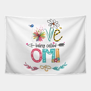 Love Being Called Omi Happy Mother's Day Tapestry