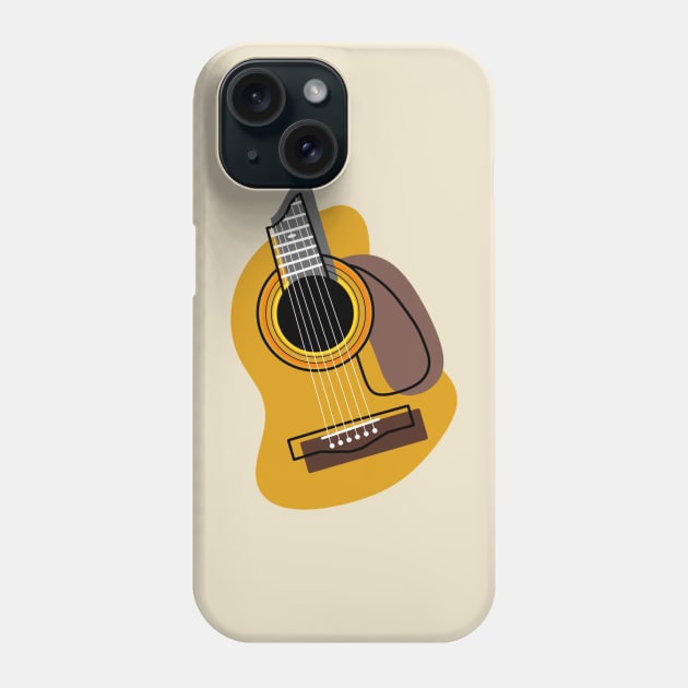 Deconstructed Guitar Phone Case by Jahaziel Sandoval