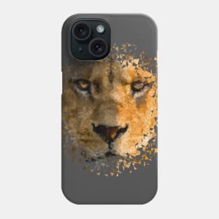 Low Poly Lion Phone Case