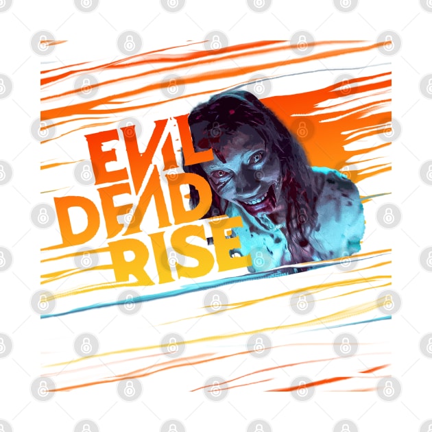 Evil Dead Rise Movie 2023 graphic design by ironpalette by ironpalette