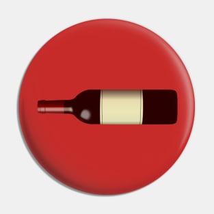 Merry Christmas Wine Bottle Pin