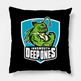 Innsmouth Deep Ones (Black Print) Pillow