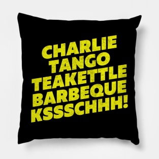 The Young Ones / Charlie, Tango, Teakettle Barbeque! Pillow