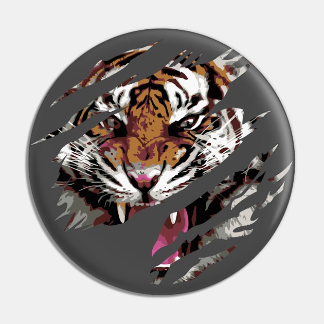 Tiger paw Pin by SerenityByAlex