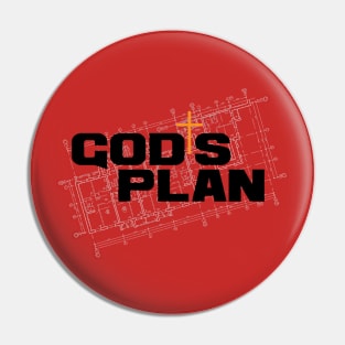 God's Plan (Black) Pin