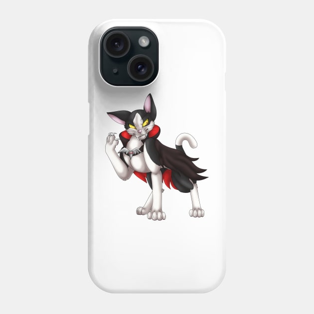 VampiCat: Black Bicolor Phone Case by spyroid101