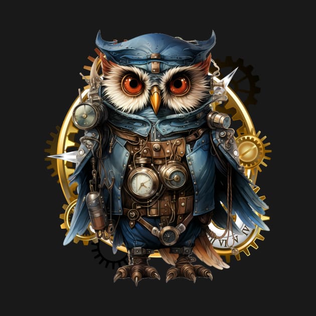 Steampunk Owl Animals by DesingHeven