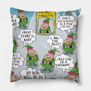 Elf of the Month Pillow