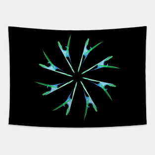 Green Star Tapestry