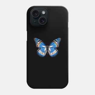 Northern Marianan Flag  Butterfly - Gift for Northern Marianan From Northern Mariana Islands Phone Case