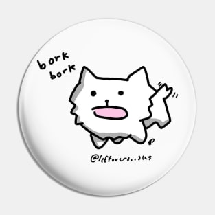 Low Quality Doggo Pin