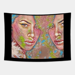 Spring Colored BewTee Glare Tapestry