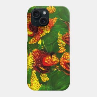 Oil Paint of  Flower Abstract Phone Case