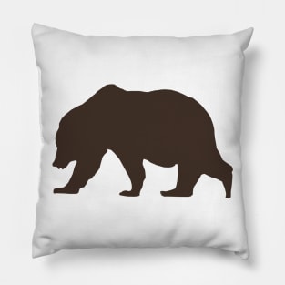 Bear Silhouette Pillow