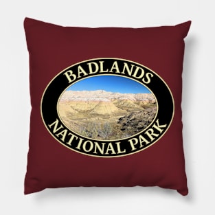 Yellow Mounds at Badlands National Park in South Dakota Pillow