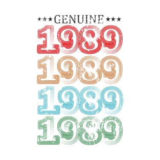 Genuine 1989 birthday gift T-Shirt