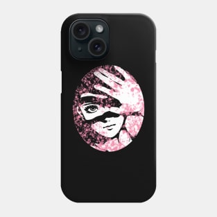 Punk Fashion Style Oval Pink Glowing Girl Phone Case