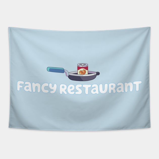 Bluey - Fancy Restaurant Tapestry by HighResPrints