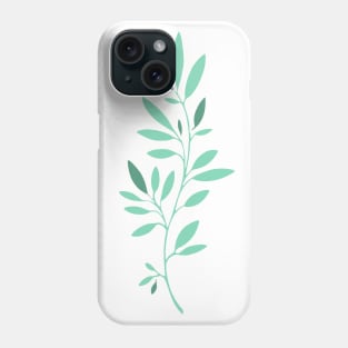 tree branch with leaves Phone Case