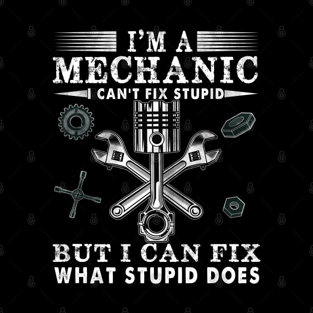 Funny Mechanic For Men Dad Car Auto Diesel Automobile Garage by The Design Catalyst