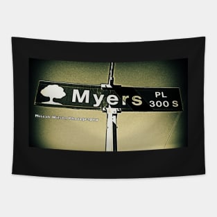 Myers Place, Inglewood, California by Mistah Wilson Tapestry