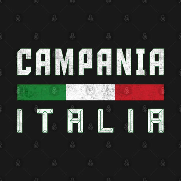 Campania Italia / Italian Region Typography Design by DankFutura