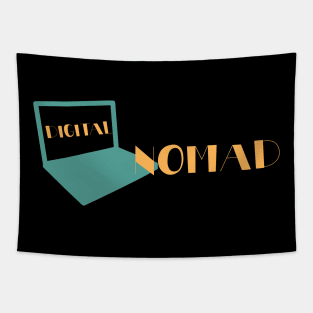 Laptop Digital Nomad Tapestry