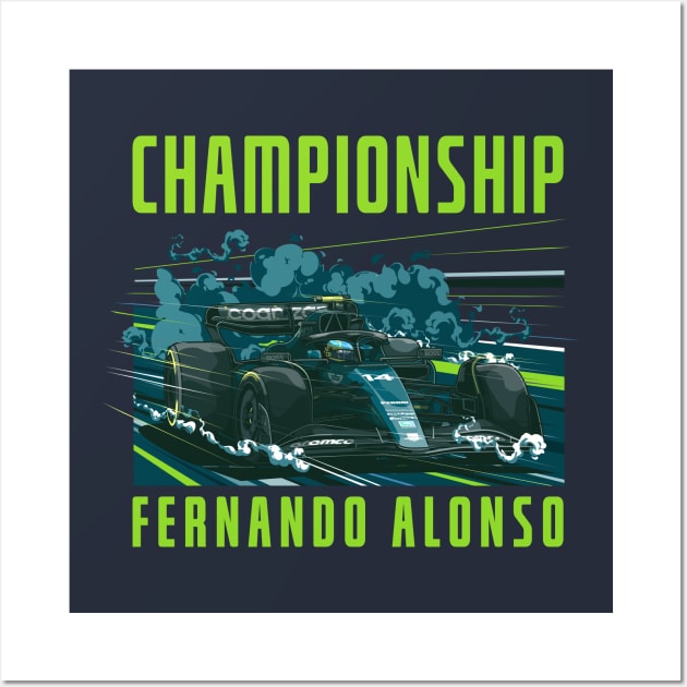 Fernando Alonso Díaz - car - Formula1 - Posters and Art Prints