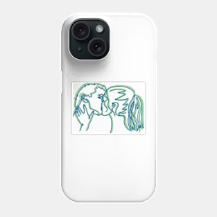 Green Kiss Phone Case